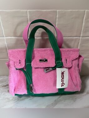 SUNWIN Small Pink & Green Terry Cloth Boatkin RARE & VIRAL NEW